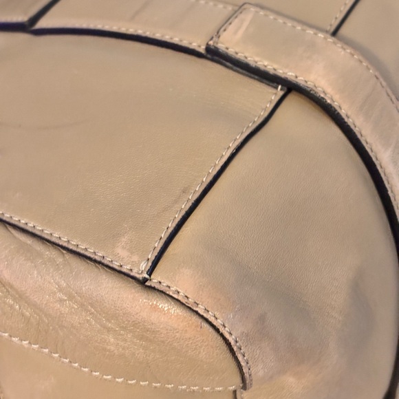 Chloé Madeleine Taupe Smooth Leather Medium Size Boston Duffle Bag - Picture 9 of 14